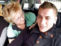 Czech Mature Blonde Hungry for Taxi Drivers Cock