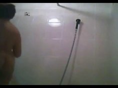 Asian sister 19 spied in the shower